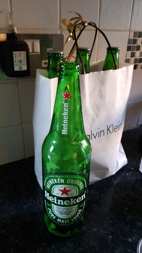 Bottles of Heineken Beer